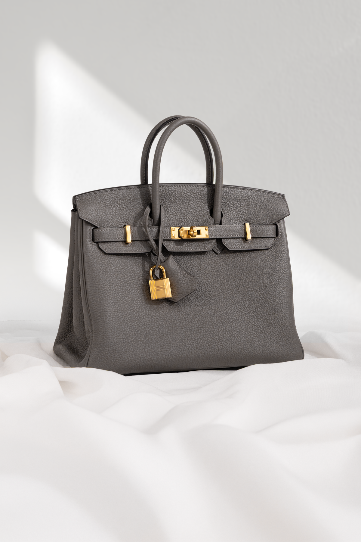 Hermès Birkin 25 Togo in Gris Meyer GHW