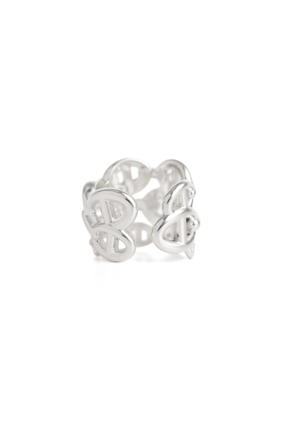 Hermès Chaine D'ancre Enchainee Ring Large Model