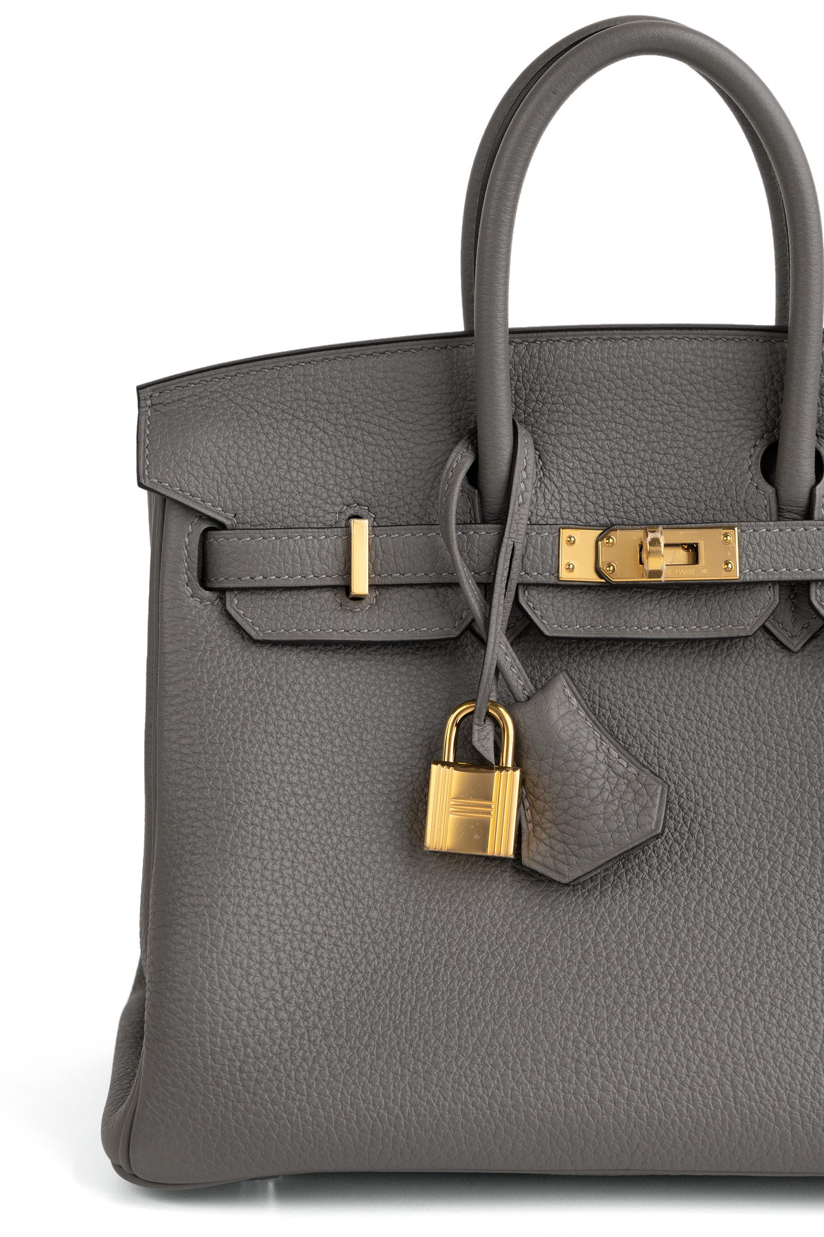 Hermès Birkin 25 Togo in Gris Meyer with Gold Hardware
