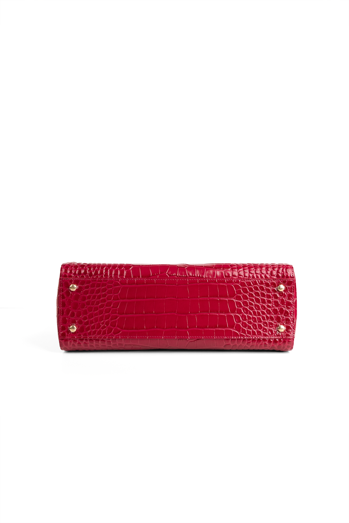 Chanel Small Crocodile Embossed Calfskin Shopping Bag in Fushia