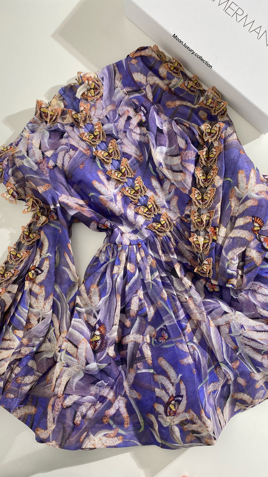 Zimmermann Butterfly Mini Dress
