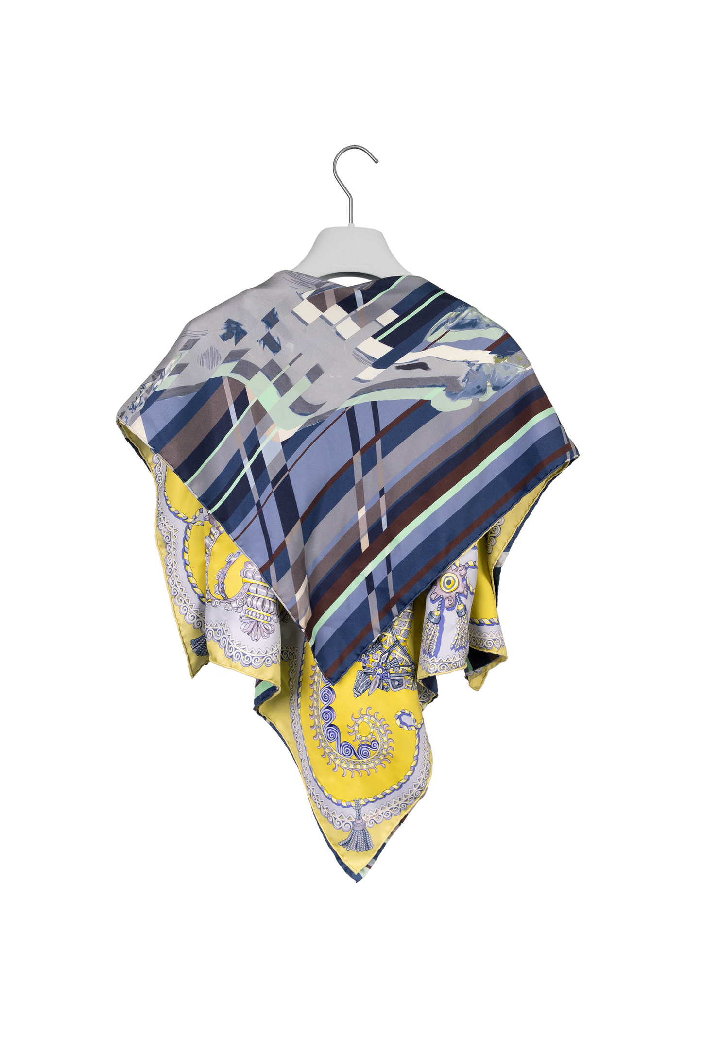 Hermès Petit H One of a Kind Double Faced Shrug
