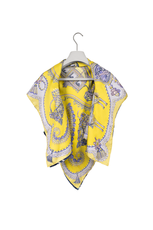 Hermès Petit H One of a Kind Double Faced Shrug