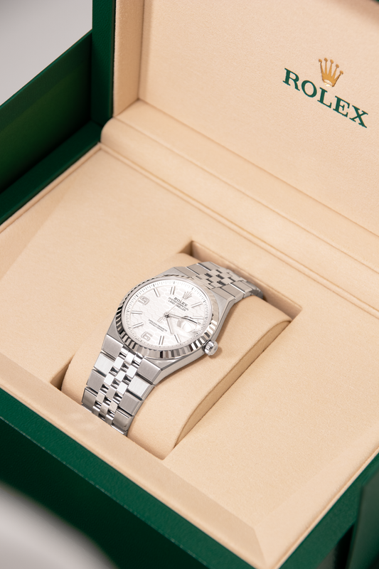 Rolex Land-Dweller 40MM Watch in Oystersteel & White Gold