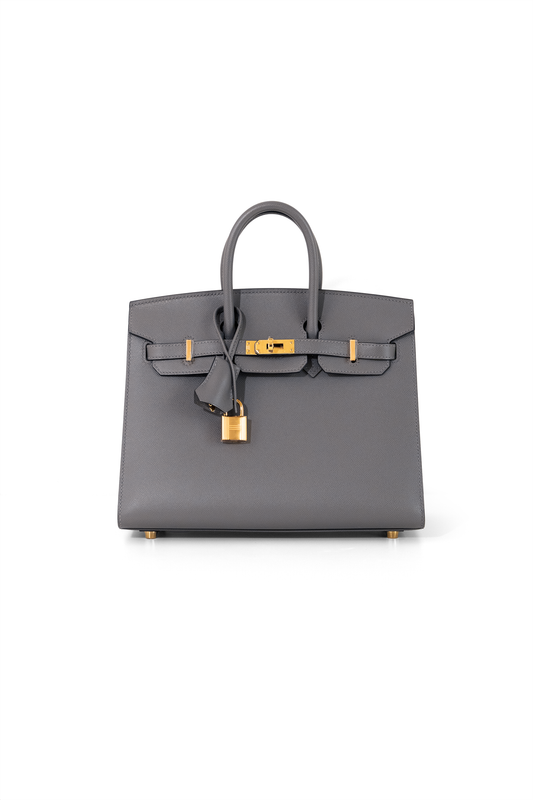 Hermès Birkin 25 in Gris Meyer with GHW