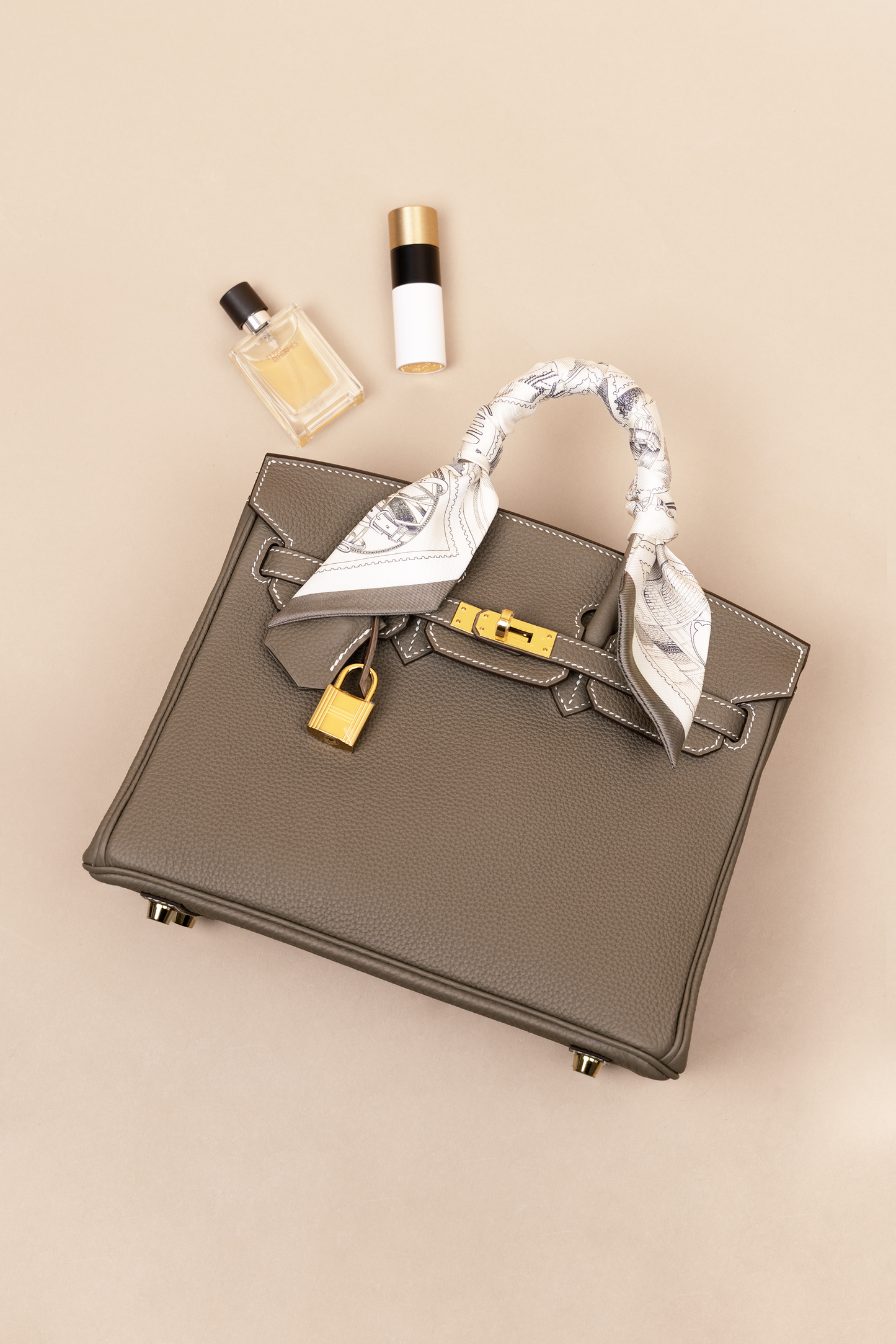 Hermès Birkin 25 Togo Etoupe GHW