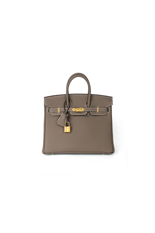 Birkin 25 Togo in Etoupe with Gold Hardware