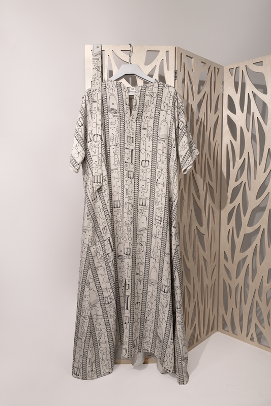 Hermès "Cahier Du Colporteur" Caftan