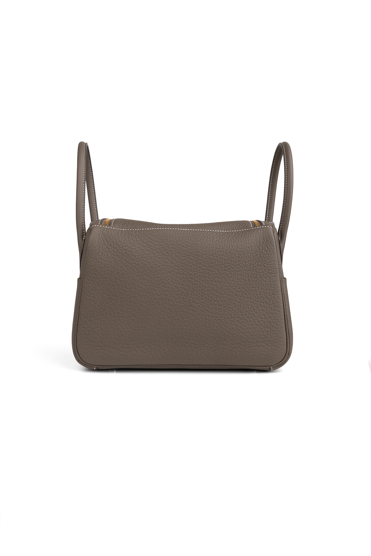Hermès Lindy 26 Taurillon Clemence in Etoupe GHW