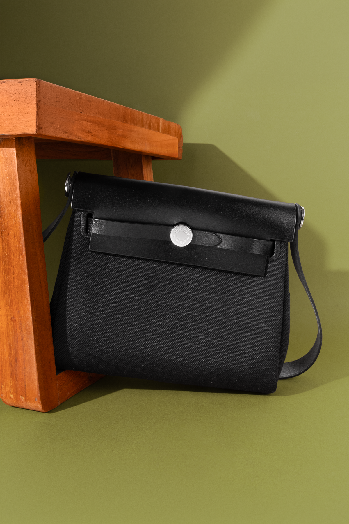 Hermès Mini Herbag in Black with PHW