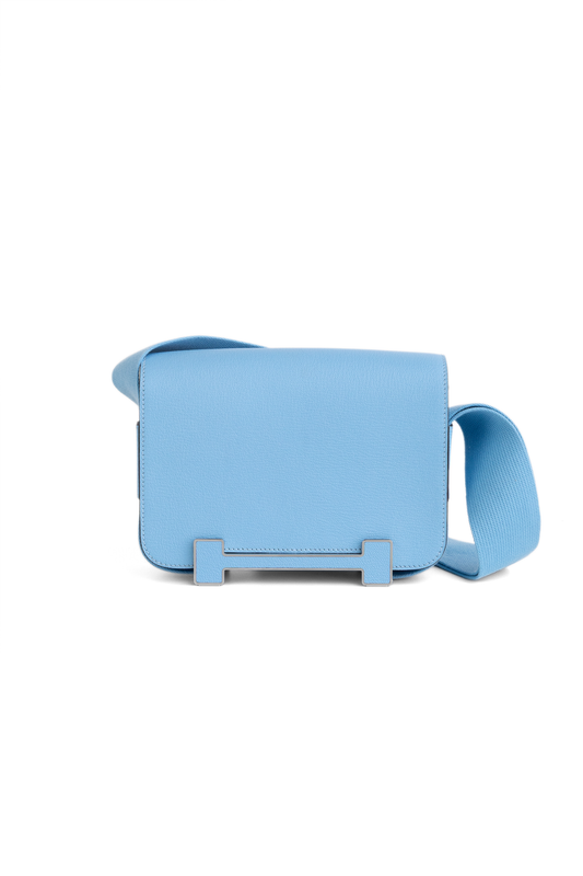 Hermès Geta Bag in Celeste PHW