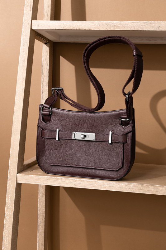 Hermès Jypsiere mini bag in Rouge Sellier PHW
