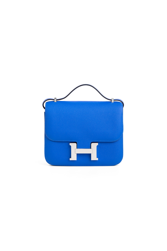 Hermès Constance 18 Epsom in Bleu Hydra PHW